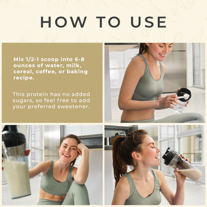 TUPAXA Organic Hemp Protein Powder – Unflavored – 20 Servings