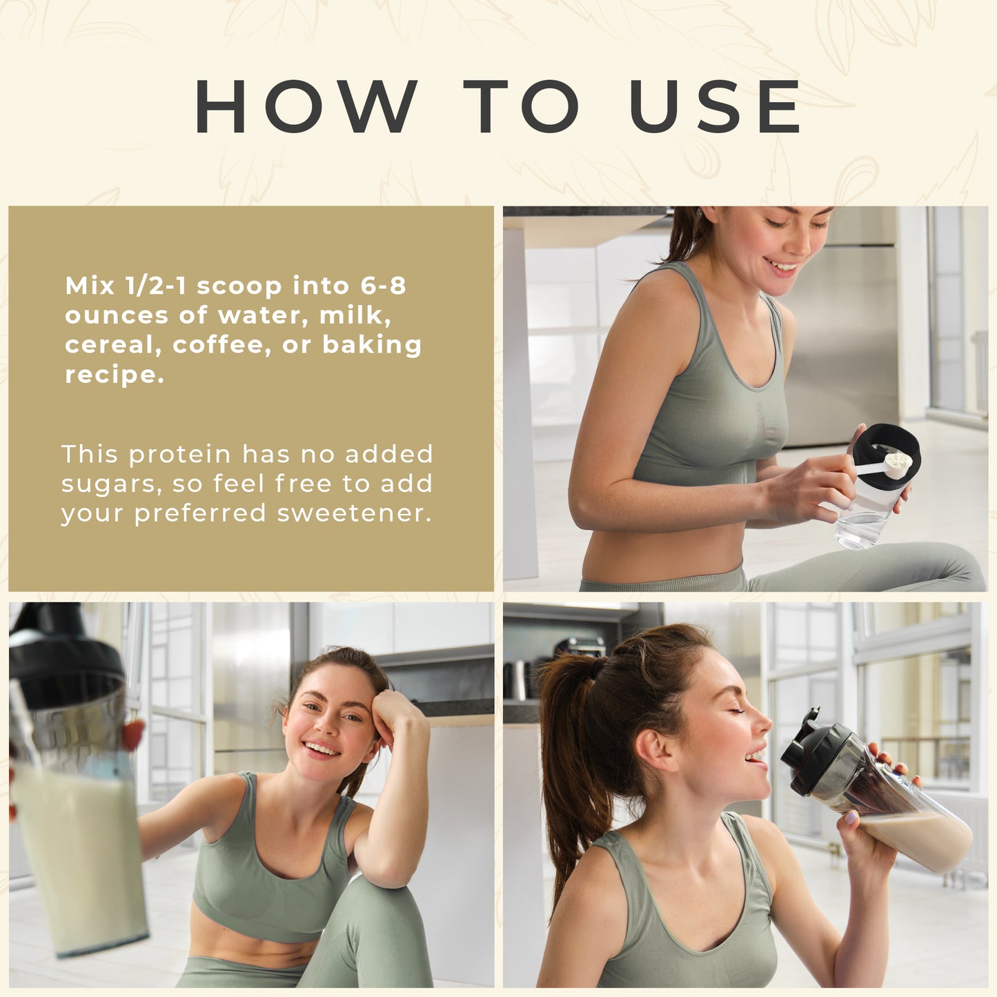 TUPAXA Organic Hemp Protein Powder – Unflavored – 30 Servings