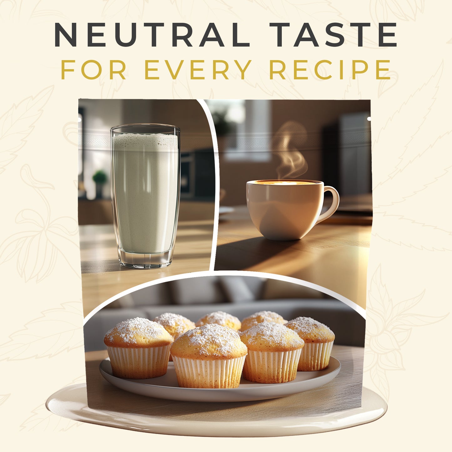 TUPAXA Organic Hemp Protein Powder – Unflavored – 30 Servings